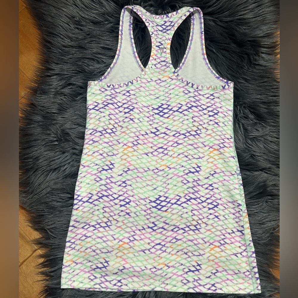 Ivivva by Lululemon Tank Multicolor Racerback Colorful Patterned Size 12 - Picture 2 of 3